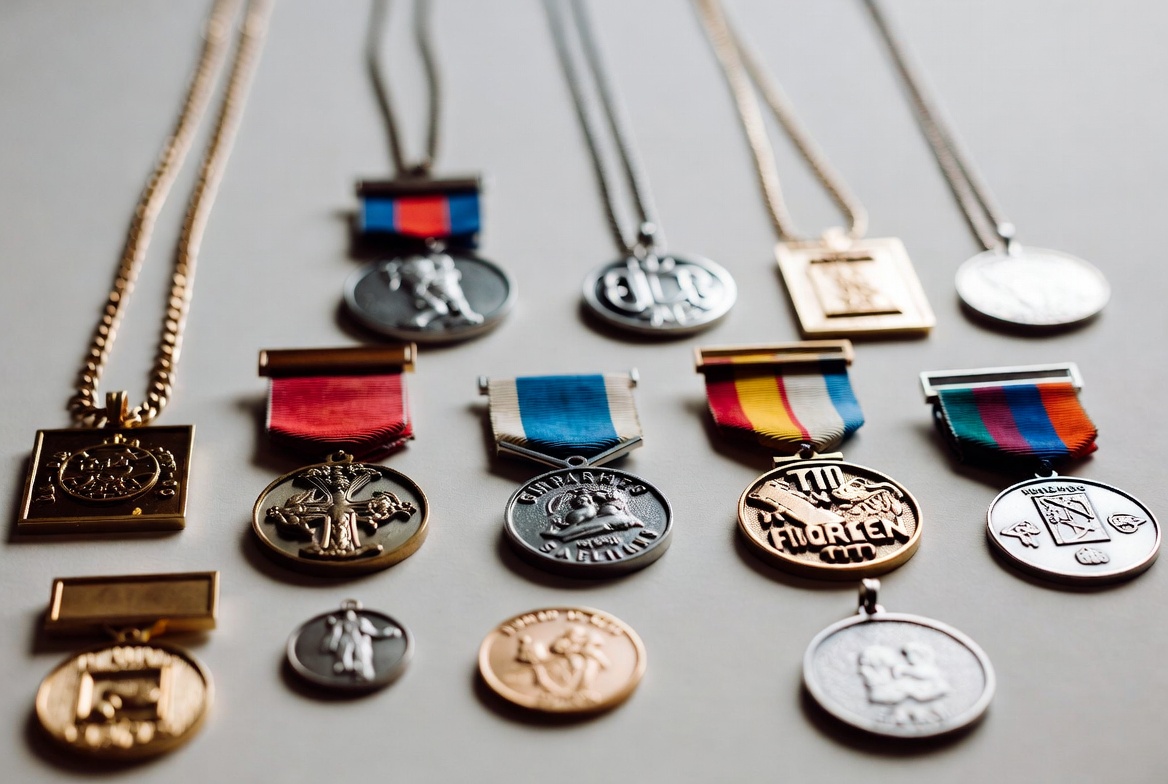Médailles et pendentifs : des bijoux souvent discrets porteurs de sens