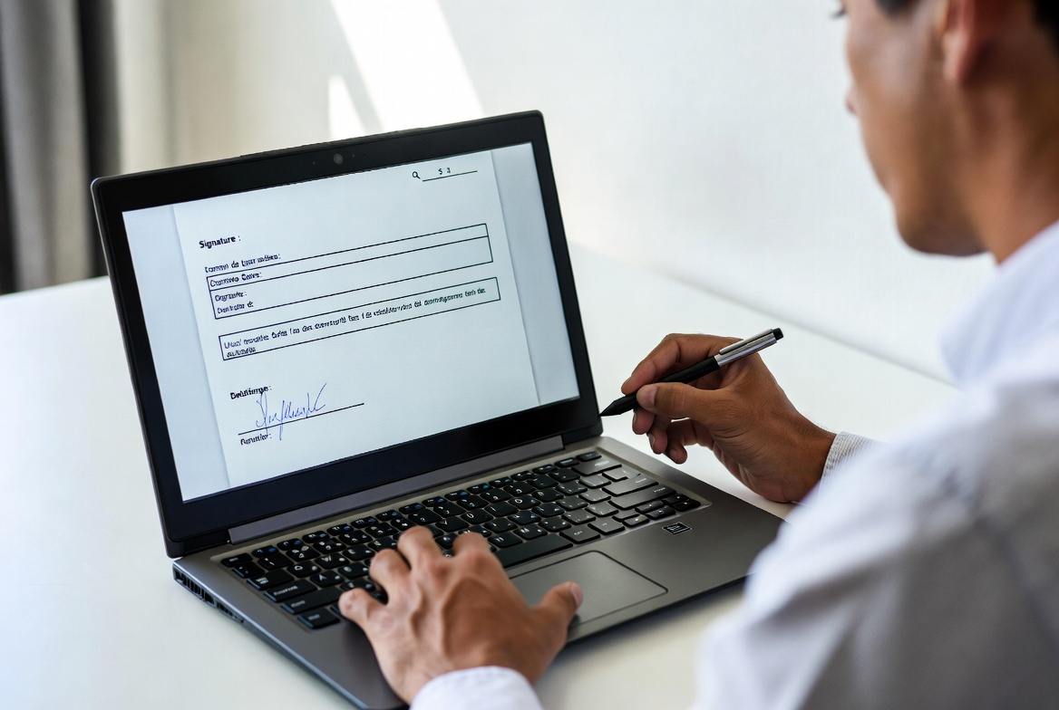 La signature électronique et l’option de paraphe en ligne